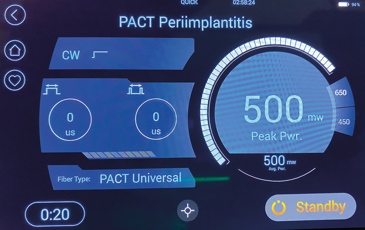 PACT 500 e DUOlaser azul