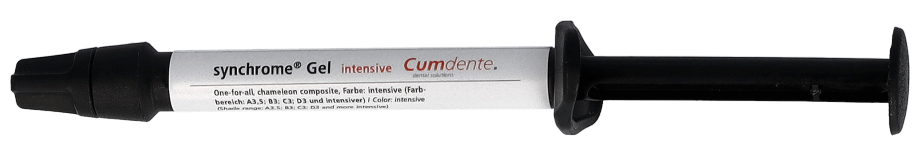 conjunto de seringas de gel synchrome® light e intensive