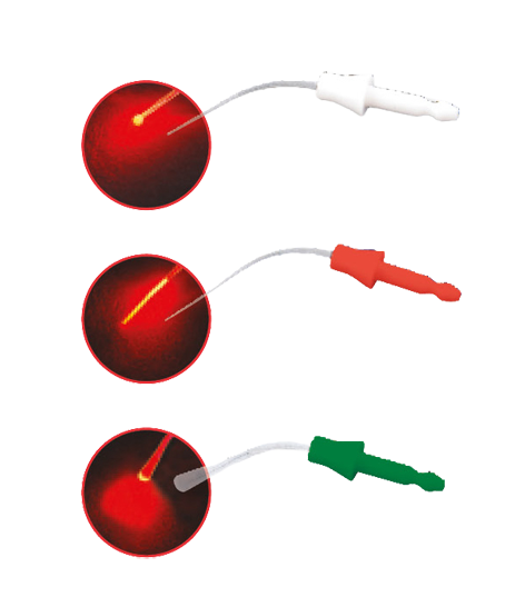 Guia de luz PACT Universal (branco) / Endo (vermelho) / XL (verde)