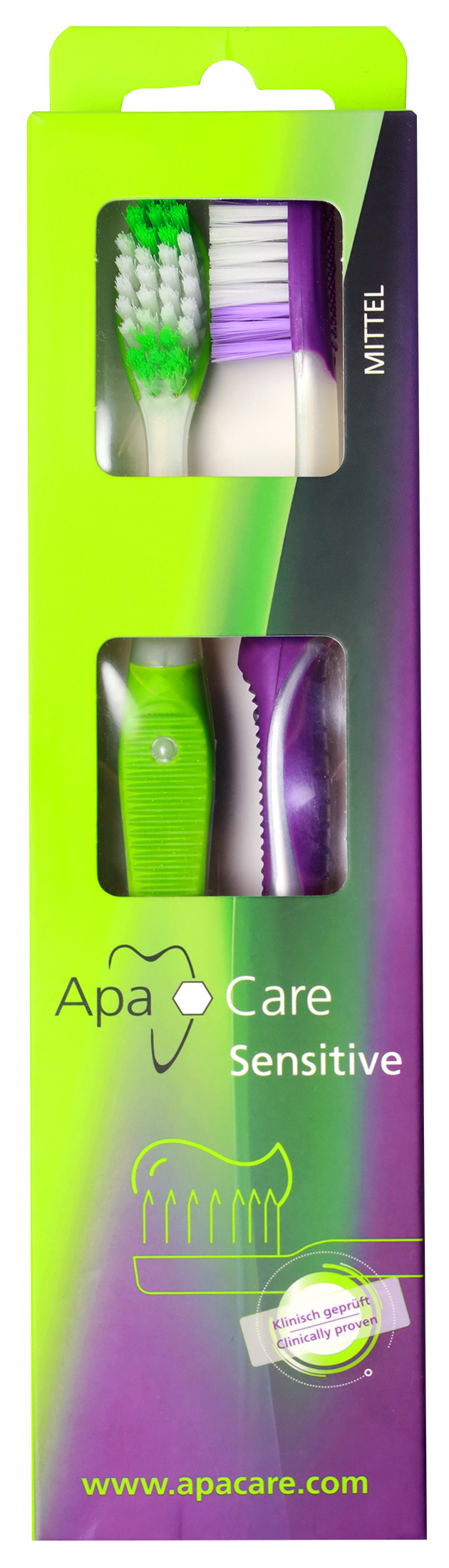 Escova de Dentes Manual Sensitive 3D Micro Clean, Conjunto de 2