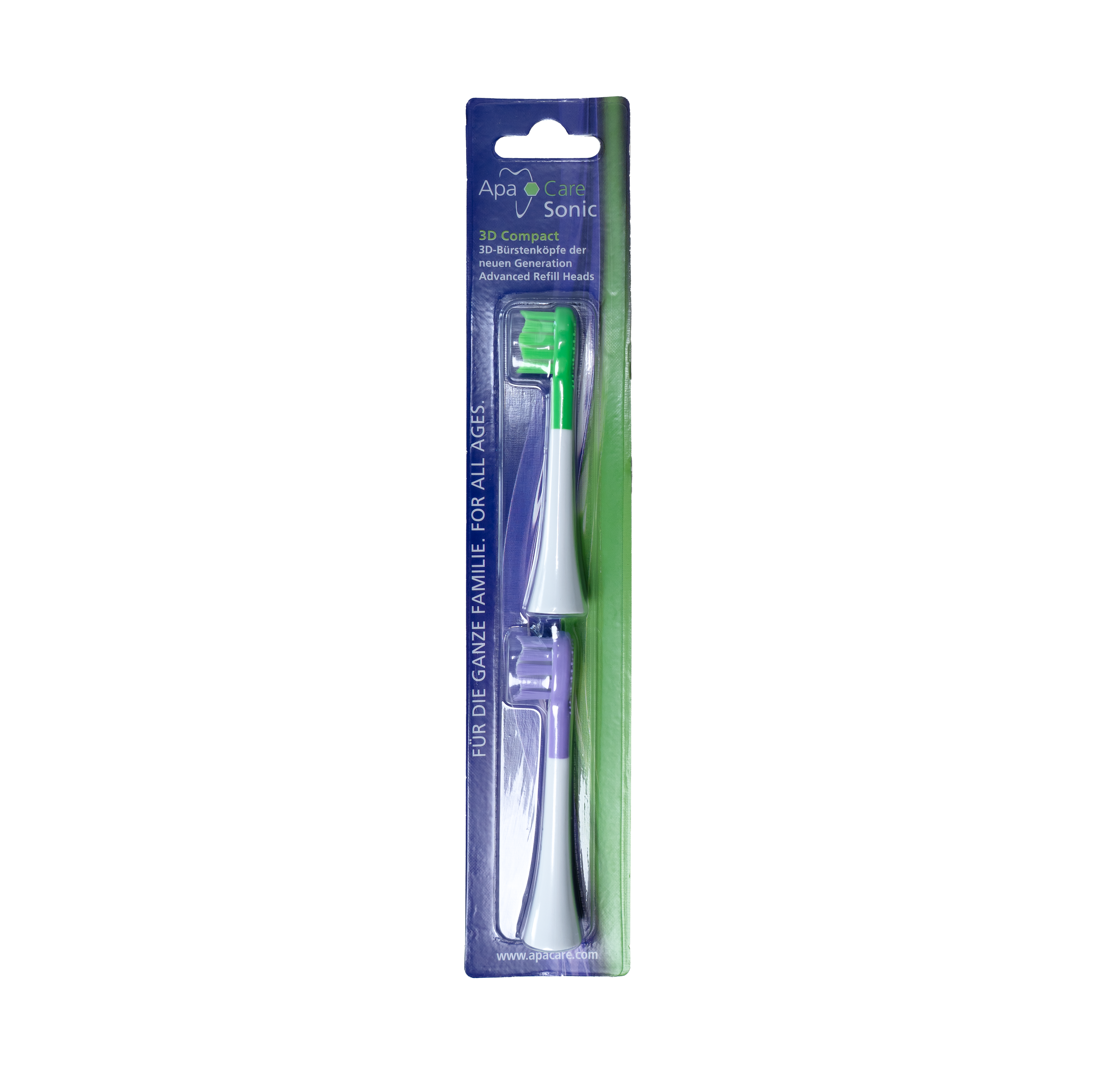 Conjunto de cabeças de escova Sonic 3D Sensitive: 2 pcs.